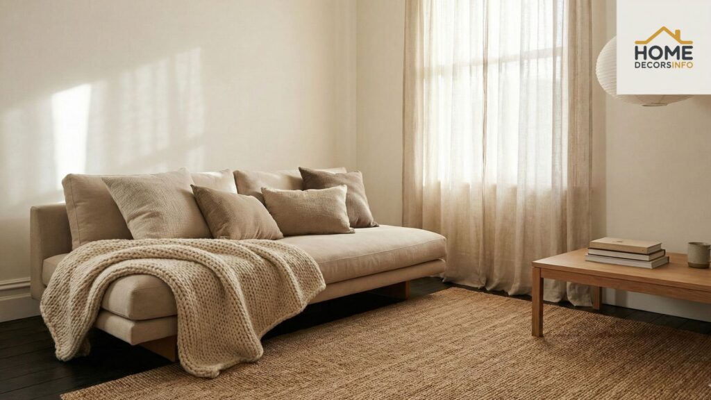 modern japanese living room interior