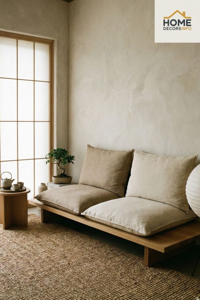 Japandi living room ideas