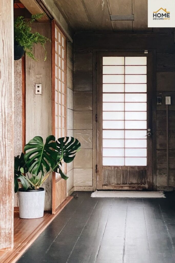 Japanese entryway design