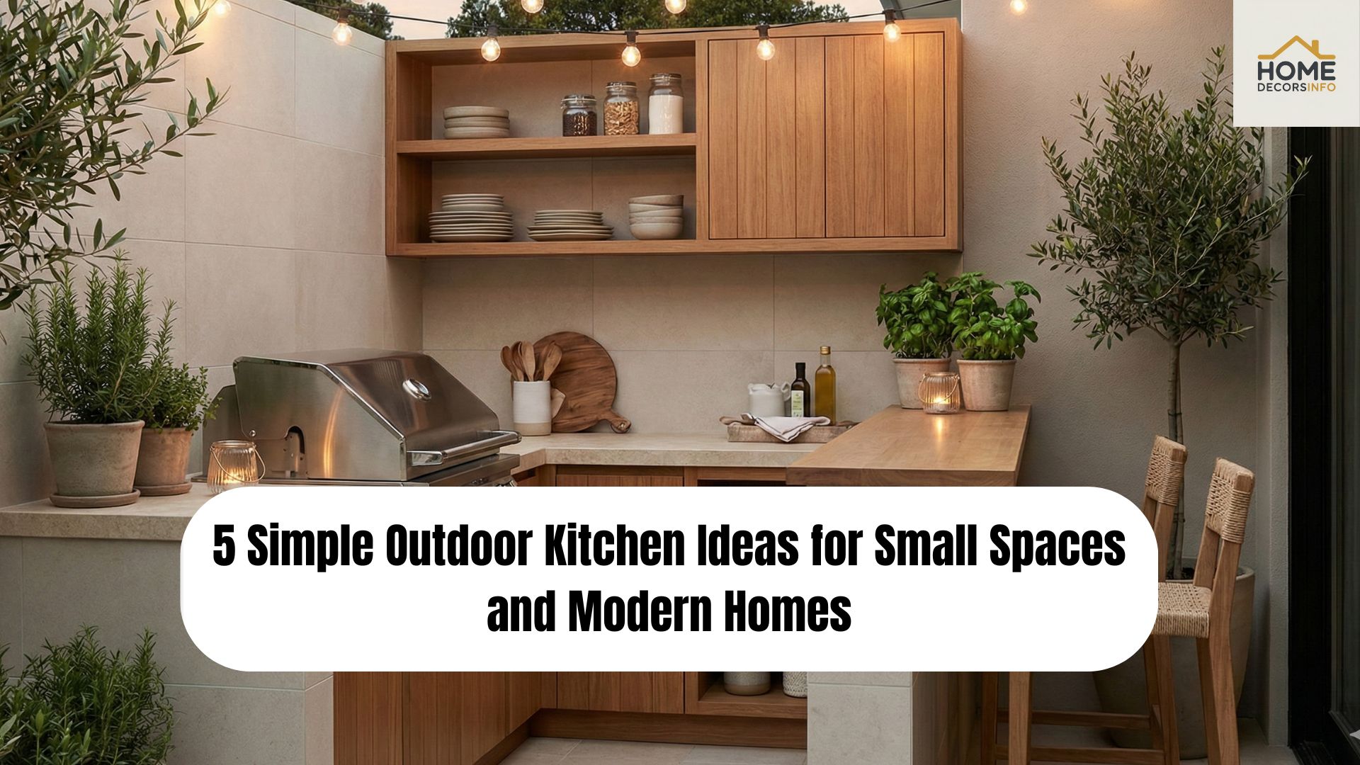 Simple Outdoor Kitchen Ideas