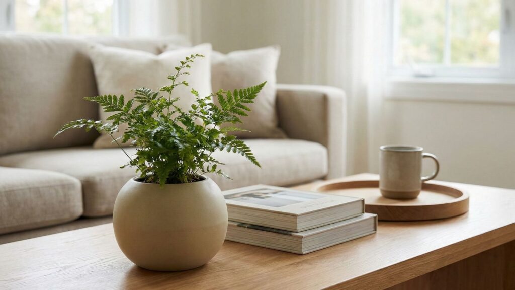 minimalist planter decor