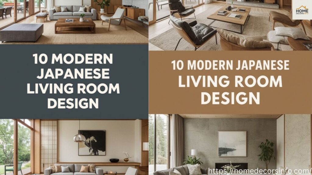 modern Japanese living room