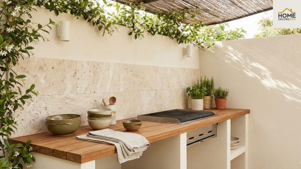 outdoor kitchen for small spaces