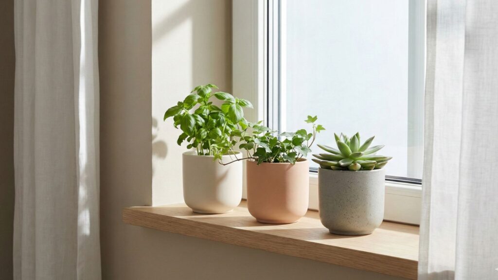 small planter decor for apartments