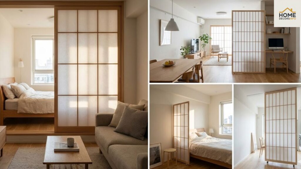 Using Shoji Screens to Separate Rooms Gently