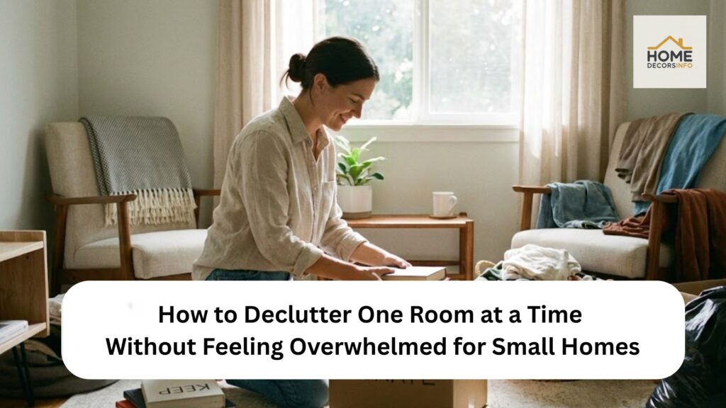declutter one room at a time