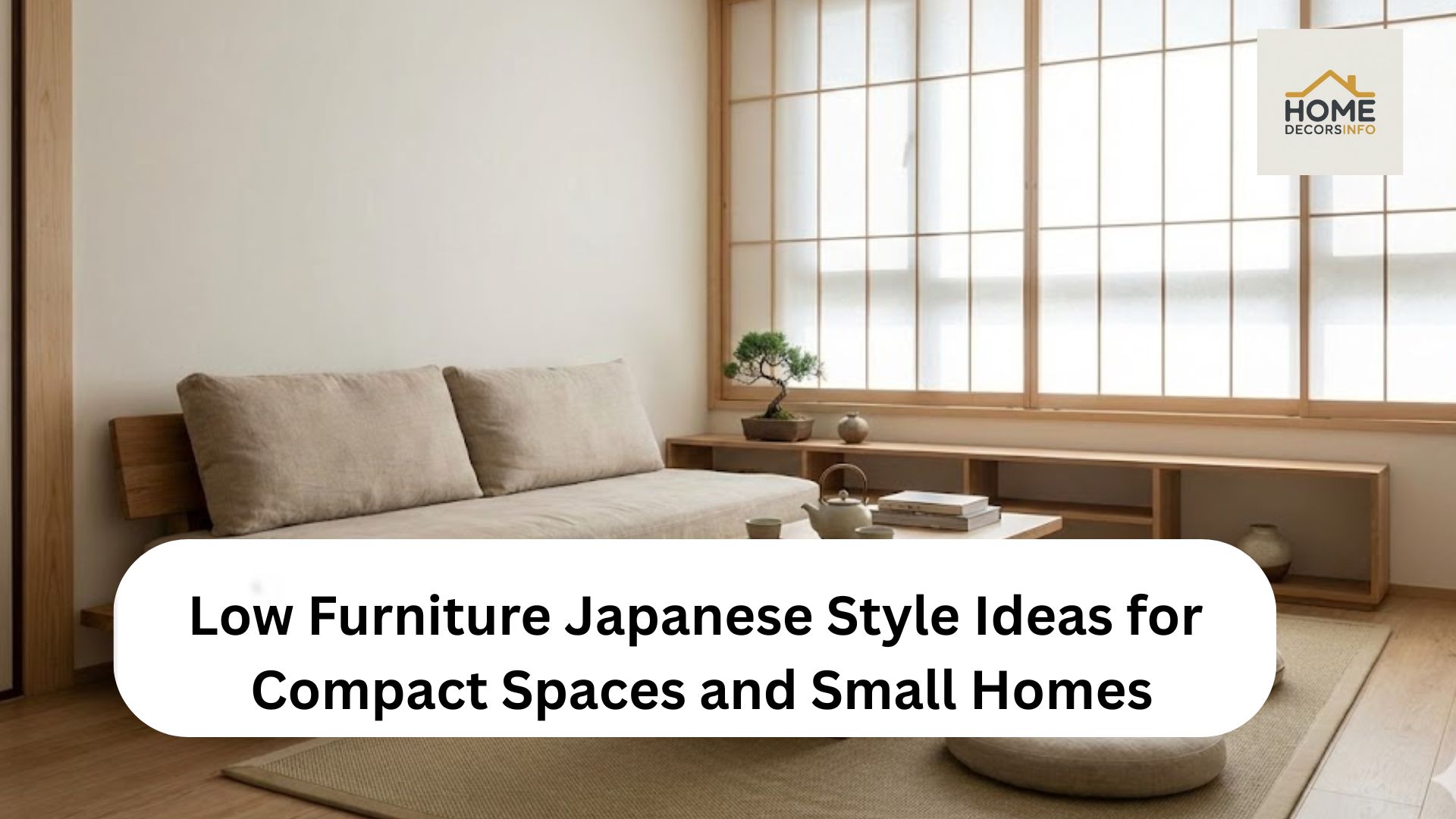 low furniture Japanese style